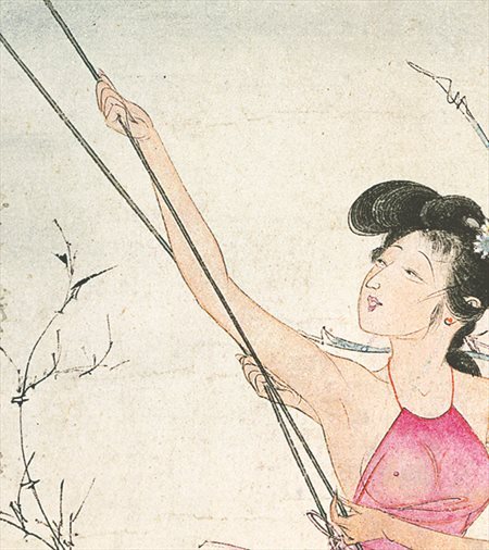 宝坻-胡也佛的仕女画和最知名的金瓶梅秘戏图